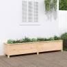 Garden Raised Bed 199.5x40x39 cm Solid Wood Pine Colour natural pine Size 199.5 x 40 x 39 cm Quantity in Package 1 