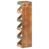 Stylish Wine Rack for 5 Bottles - Solid Reclaimed Wood