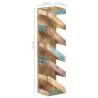 Stylish Wine Rack for 5 Bottles - Solid Reclaimed Wood