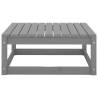 7 Piece Grey Garden Lounge Set - Solid Pinewood Furniture