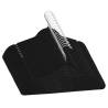 20 pcs Anti-slip Black Velvet Clothes Hanger Set | HipoMarket