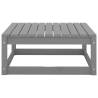 9 Piece Garden Lounge Set - Grey Solid Pinewood | Hipo Market