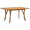 Garden Table 150x90x75 cm Solid Acacia Wood Size 150 x 90 x 75 cm Quantity in Package 1 Shape rectangular 