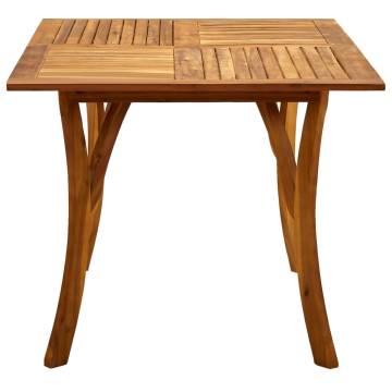 Stylish Garden Table - Solid Acacia Wood 150x90x75 cm