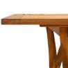 Stylish Garden Table - Solid Acacia Wood 150x90x75 cm