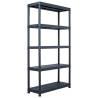 Storage Shelf Rack Black 250 kg 80x40x180 cm Plastic Size 80 x 40 x 180 cm Quantity in Package 1 Amount 