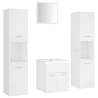 Stylish White Bathroom Furniture Set - Maximize Storage Space