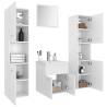 Stylish White Bathroom Furniture Set - Maximize Storage Space