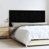 Wall Headboard Black 147x3x60 cm Solid Wood Pine Colour black Size 147 x 60 cm Quantity in Package 1 