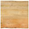 Table Top 80x80x2.5 cm Live Edge Solid Wood Mango Colour mango wood(natural) Size 80 x 80 cm Quantity in Package 1 Thickness 25 mm 