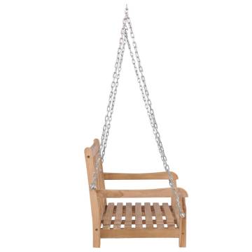 Swing Bench Solid Teak 120x60 cm - Durable Outdoor Furniture