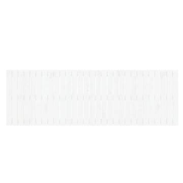 Elegant White Wall Headboard - Solid Pine Wood | Hipomarket