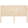 Stylish Solid Wood Pine Bed Headboard - 141x4x100 cm