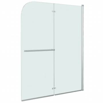 Folding Shower Enclosure 2 Panels ESG 95x140 cm - Stylish & Functional