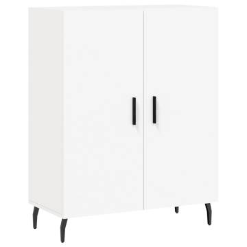 Elegant Highboard in White - 69.5x34x180 cm Engineered Wood