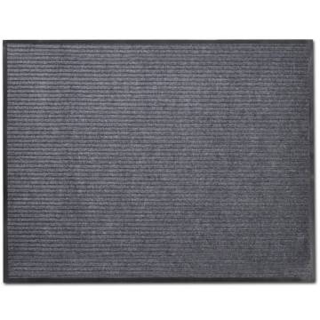 PVC Door Mats 4 pcs Grey 90x60 cm - Durable & Non-Skid