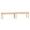 Elegant 2-Seater Garden Bench - Solid Pine Wood | HipoMarket