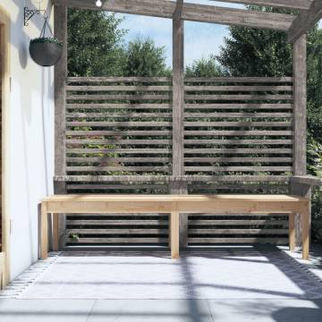 Elegant 2-Seater Garden Bench - Solid Pine Wood | HipoMarket