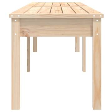 Elegant 2-Seater Garden Bench - Solid Pine Wood | HipoMarket