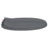 Soft-Close Grey Toilet Seat - Quick Release Oval Design