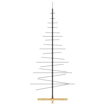 Metal Christmas Tree with Wooden Base - 180 cm | HipoMarket