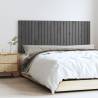 Wall Headboard Grey 147x3x60 cm Solid Wood Pine Colour grey Size 147 x 60 cm Quantity in Package 1 