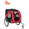 Pet Bike Trailer Red and Black Colour red and black 