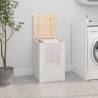 Laundry Box White 44x44x66 cm Solid Wood Pine Colour white Size 44 x 44 x 66 cm Quantity in Package 1 