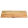 Live Edge Solid Mango Wood Table Top 70x60 cm | HipoMarket