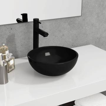 Stylish Black Tempered Glass Basin 30x12 cm - Hipomarket