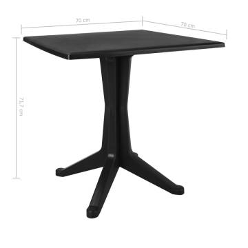 Garden Table Anthracite 70x70 cm - Durable & Stylish