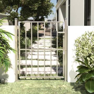 Stainless Steel Garden Gate 100x125 cm - Stylish & Secure