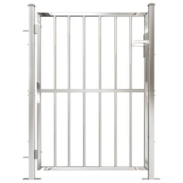 Stainless Steel Garden Gate 100x125 cm - Stylish & Secure