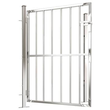 Stainless Steel Garden Gate 100x125 cm - Stylish & Secure