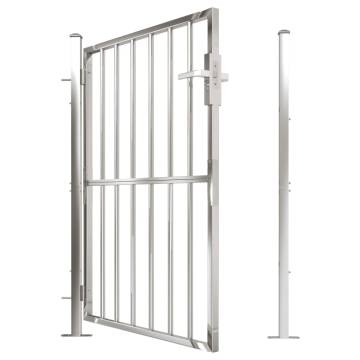 Stainless Steel Garden Gate 100x125 cm - Stylish & Secure