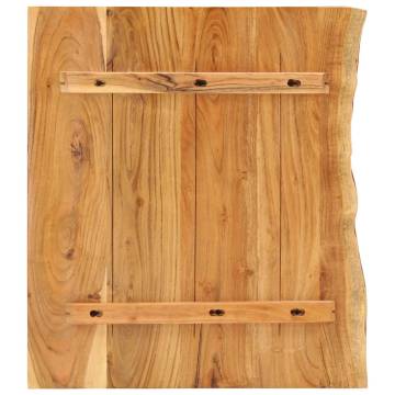 Bathroom Vanity Top - Solid Acacia Wood 58x52 cm