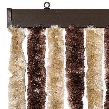 Insect Curtain Beige & Light Brown 118x220 cm - Chenille