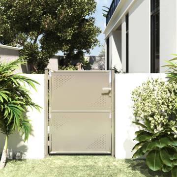 Garden Gate 100x125 cm Stainless Steel | HiPoMarket