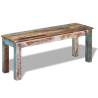 Bench Solid Reclaimed Wood 110x35x45 cm Size 110 x 35 x 45 cm 