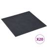 Self-adhesive Flooring Planks 20 pcs PVC 1.86 m² Black Marble Colour black marble Number of 1 