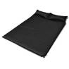 Black Self-inflating Sleeping Mat - Ideal for Outdoor Adventures