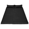 Black Self-inflating Sleeping Mat - Ideal for Outdoor Adventures