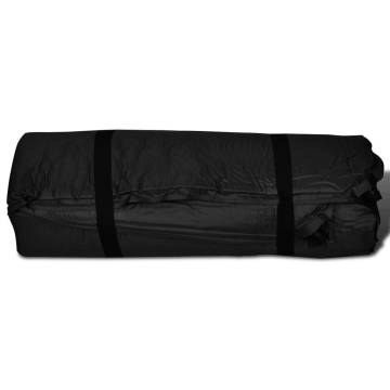 Black Self-inflating Sleeping Mat - Ideal for Outdoor Adventures