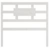 Stylish White Bed Headboard - Solid Pine Wood (105.5x4x100 cm)