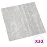 Self-Adhesive Grey PVC Flooring Planks - 20 pcs | HiPo Market