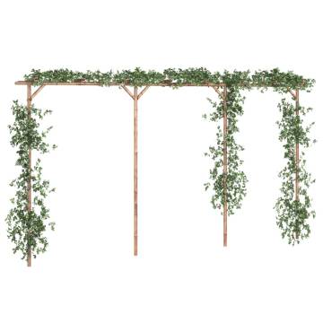 Stylish Bamboo Pergola 385x40x205 cm for Your Garden