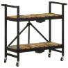 Kitchen Trolley 87x36x81 cm Solid Reclaimed Wood Material solid reclaimed wood 