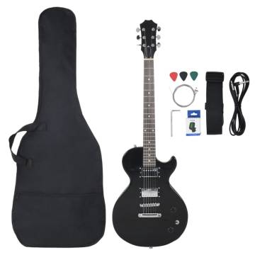 Beginner Electric Guitar Set with Bag - Black 4/4 39"