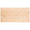 Solid Pine Rectangular Table Top 100x50 cm - Hipo Market