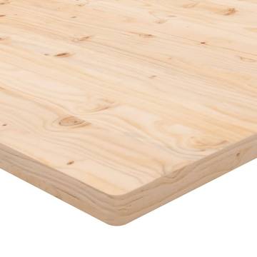 Solid Pine Rectangular Table Top 100x50 cm - Hipo Market